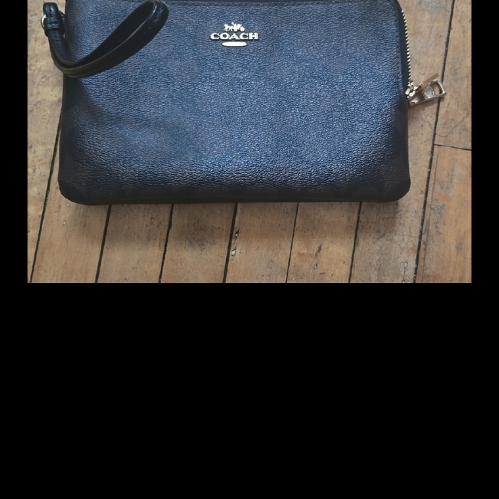 Coach Black Clutch